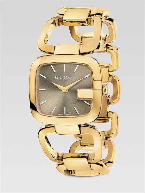 gucci zigzag gold watch price|gucci gold pvd bracelet.